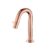 Best Design Toiletkraan Lyon 1-draaiknop Gebogen 21 cm Mat Rose Goud | 8719323065505