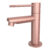 Best Design Toiletkraan Lyon-Ribera Uitloop Recht 14 cm 1-hendel Mat Rose Goud | 8719323066595