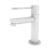 Best Design Toiletkraan White-Ribera Uitloop Recht 14 cm 1-hendel Mat Wit | 8719323066618