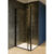 Douchecabine Riho Lucid GD201 Omkeerbaar Verstelbaar Aluminium 200x100x100 cm Mat Zwart Riho | 8714148594865