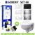 Geberit Up320 Toiletset 68 Econ Compact Rimfree Met Zitting En Sigma Drukplaat | 8719304913283
