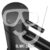 Hotbath Cobber douche-arm rond 38,5 cm, mat zwart | 8720143164538