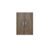 Kolomkast Dubbel Sanicare Soft-Closing Deuren Chromen Greep 90x67x32 cm Grey-Wood Sanicare | 8719304435044