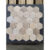 Mozaiek Hexagon Moccacino Y 30×30 cm Marmer Licht Bruin Stabigo | 8719304733898