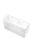 Proline Porselein Elegant badmeubelset met wastafelonderkast asymmetrisch met 2 laden en glans witte dubbele wastafel zonder kraangaten 120 x 46 x 60 | 8718835061548