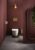 Regn toiletaccessoireset met toiletrolhouder, toiletborstel, handdoekhaak en bedieningsplaat, geborsteld goud | 8720297698750