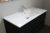 Sub Online flatpack badmeubelset met onderkast met porseleinen wastafel 1 kraangat met spiegel 100x55x46cm, mat zwart |