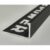 Tegelprofiel LYNOX 10×2700 mm Rechthoekig Gecoat Mat Zwart Ox Tools | 9341231049576