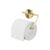 Toiletrolhouder zonder klep Geesa Opal Goud geborsteld Geesa | 8712163218100
