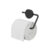 Toiletrolhouder zonder klep Geesa Opal Zwart Geesa | 8712163217912