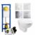 Wisa Xs Toiletset 03 Megasplash Basic Smart Met Bril En Drukplaat – Standaard Argos Wit – 8050414601 | 8719304158103