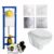 Xs Toiletset 26 Aqua Splash Trevi Compact Met Bril En Drukplaat Wisa | 8719304741886